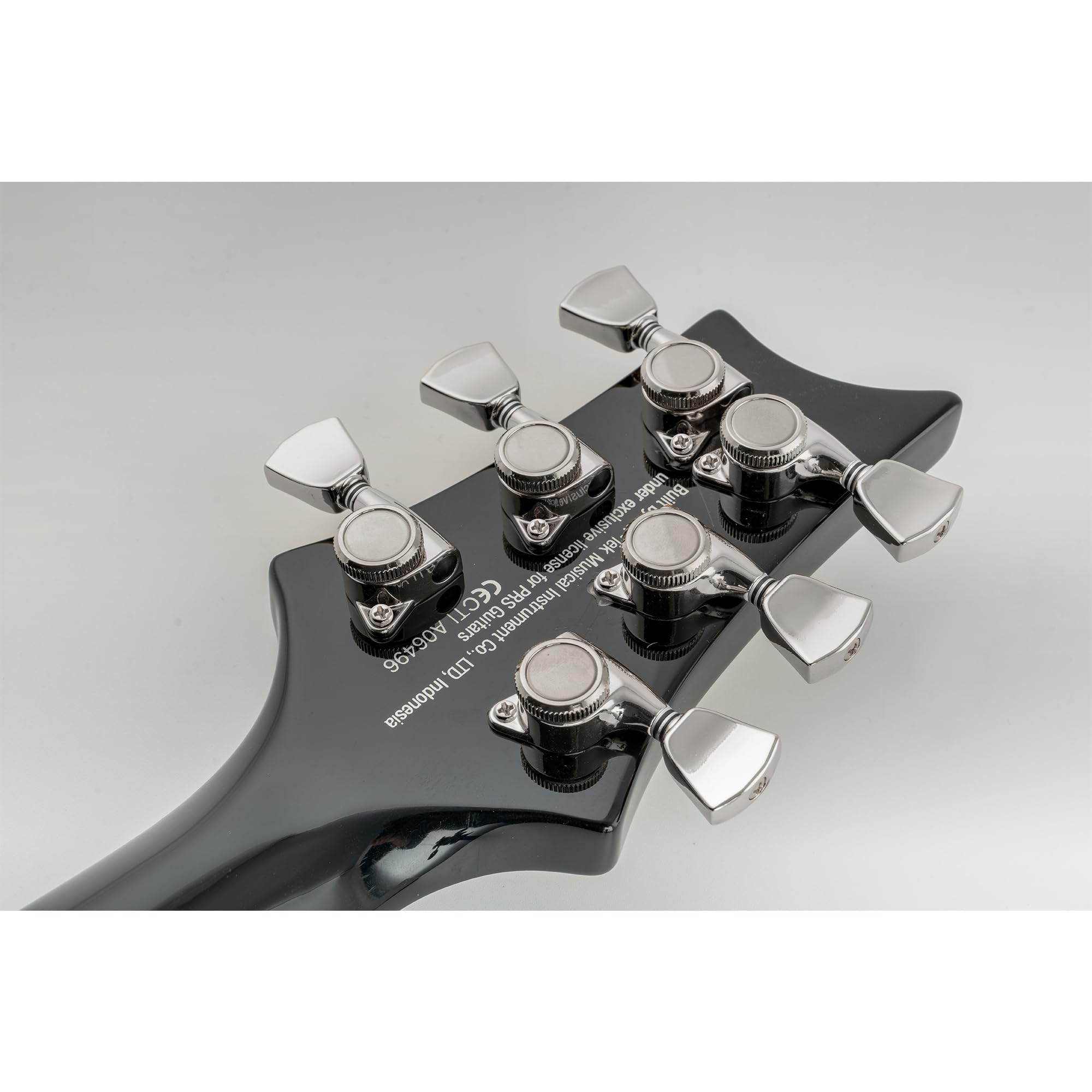 Musiclily Pro L3+R3 Meccaniche Autobloccanti Ratio 18:1 Chitarra Locking Tuners per Chitarra Elettrica/Acustica, Cromato con Bottone Keystone