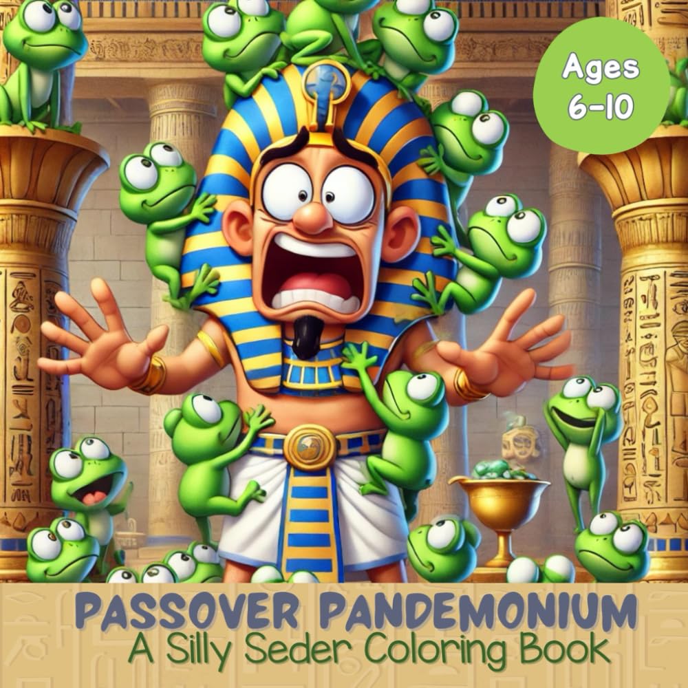 Passover Pandemonium: A Silly Seder Coloring Book