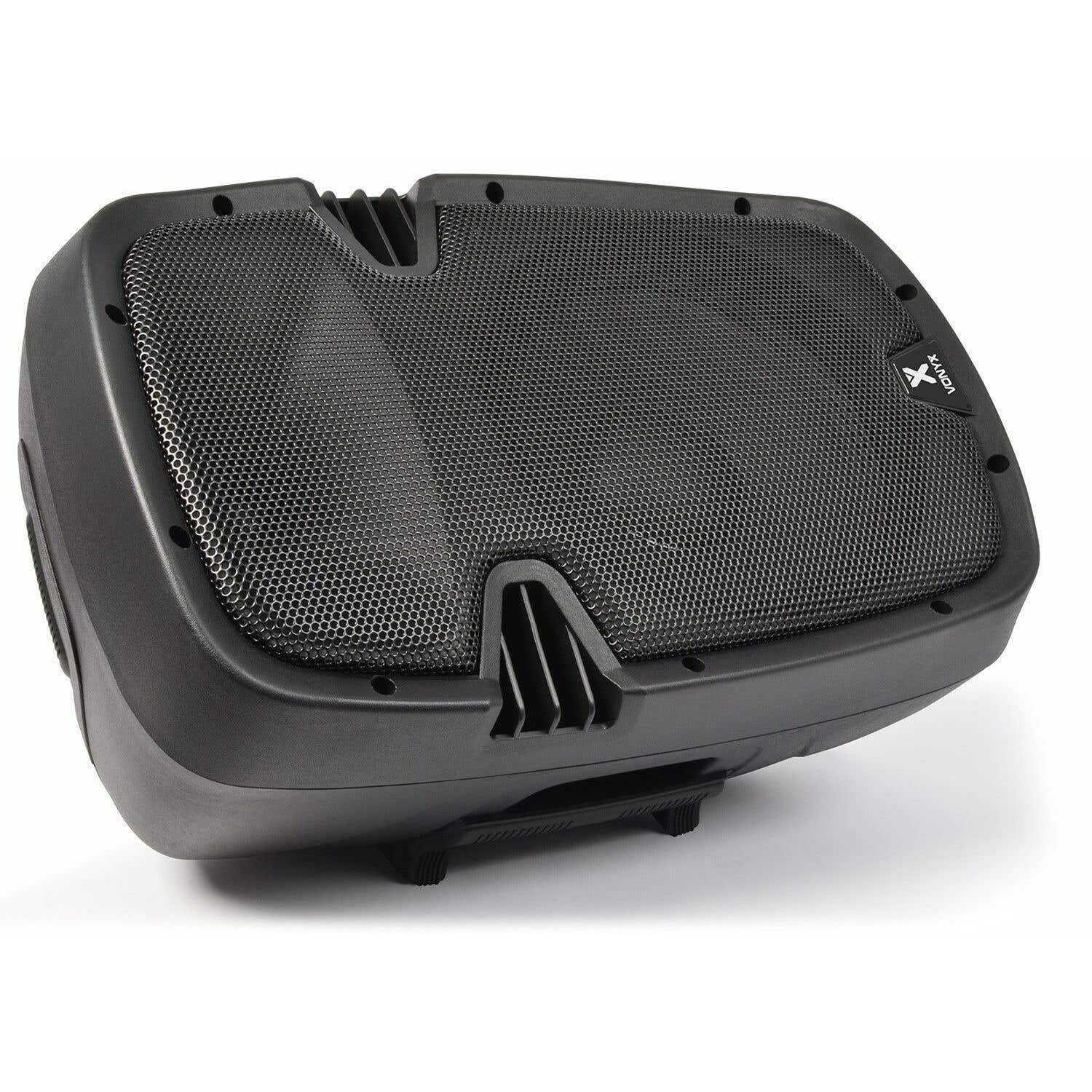 VONYX SPJ-1000AD Enceinte Active 10" 400 Watts, Enceinte Amplifiée, Sonorisation Professionnelle, Boitier ABS Solide, Haut-Parleur Mobile, Woofer 10 Pouces, Entrée Ligne Micro