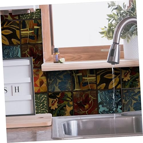 Miniatura 2 de Uonlytech 40 calcomanías de pared Adesivos para Pared De Wall Protector Pegatinas Vintage Azulejos Pegatinas Pegatinas Adhesivos Azulejos Adhesivos