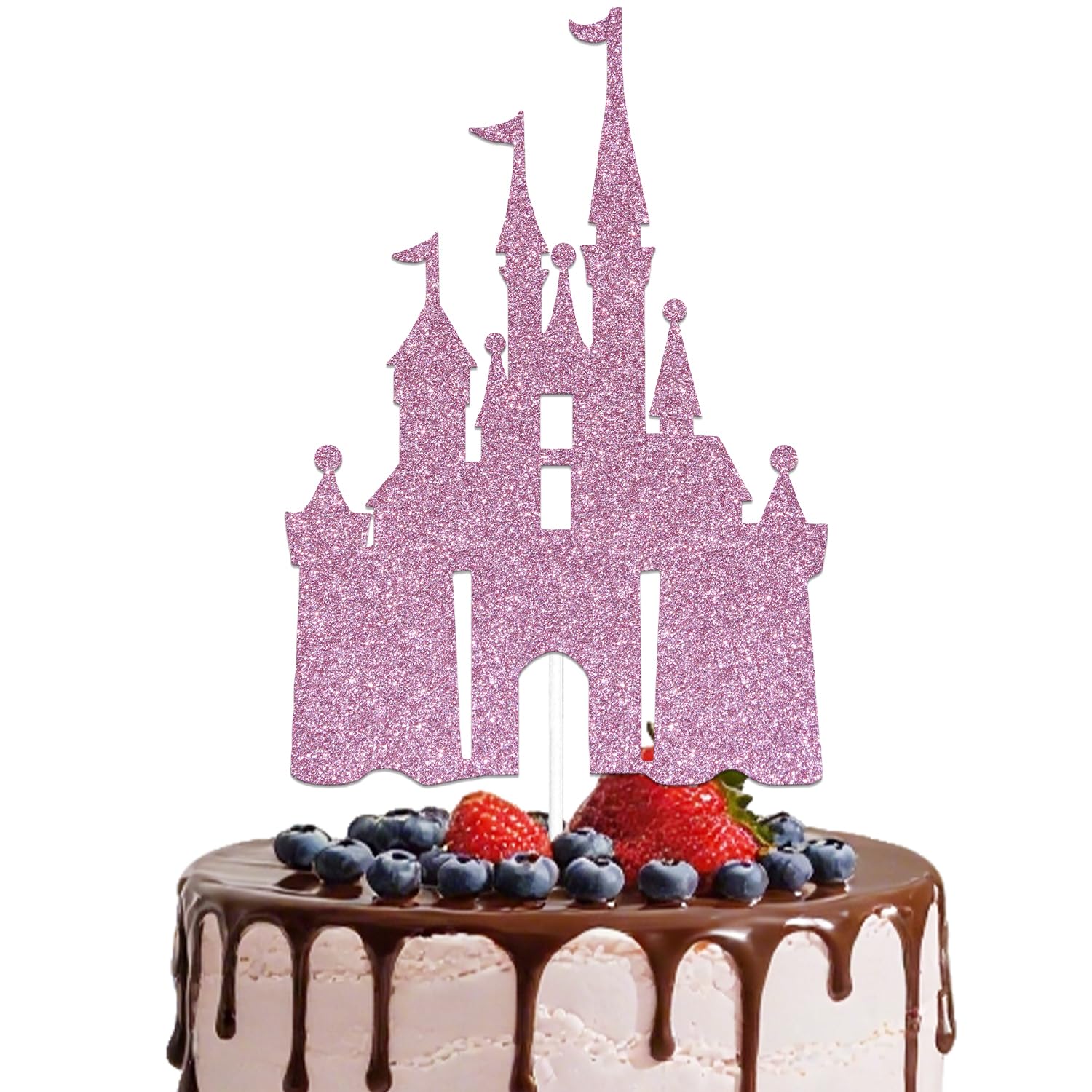 Castle Cake Topper Castle Birthday Decorations Princess Birthday Decorations — image 1