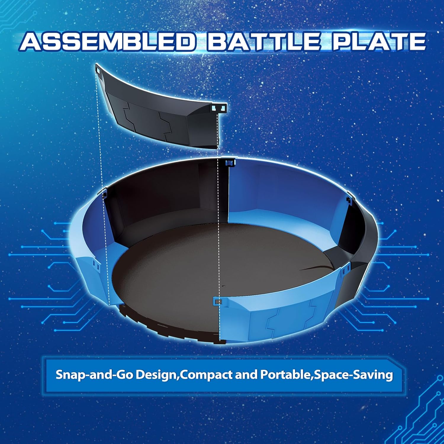 INFINITY NADO Battling Toys Set for 8-12 with Detachable Stadium, 3PCS Spinning Tops & Sword Launchers, Metal Spinning top for Boys Girls Age 5+, Spirit Wind Panda Battle Set