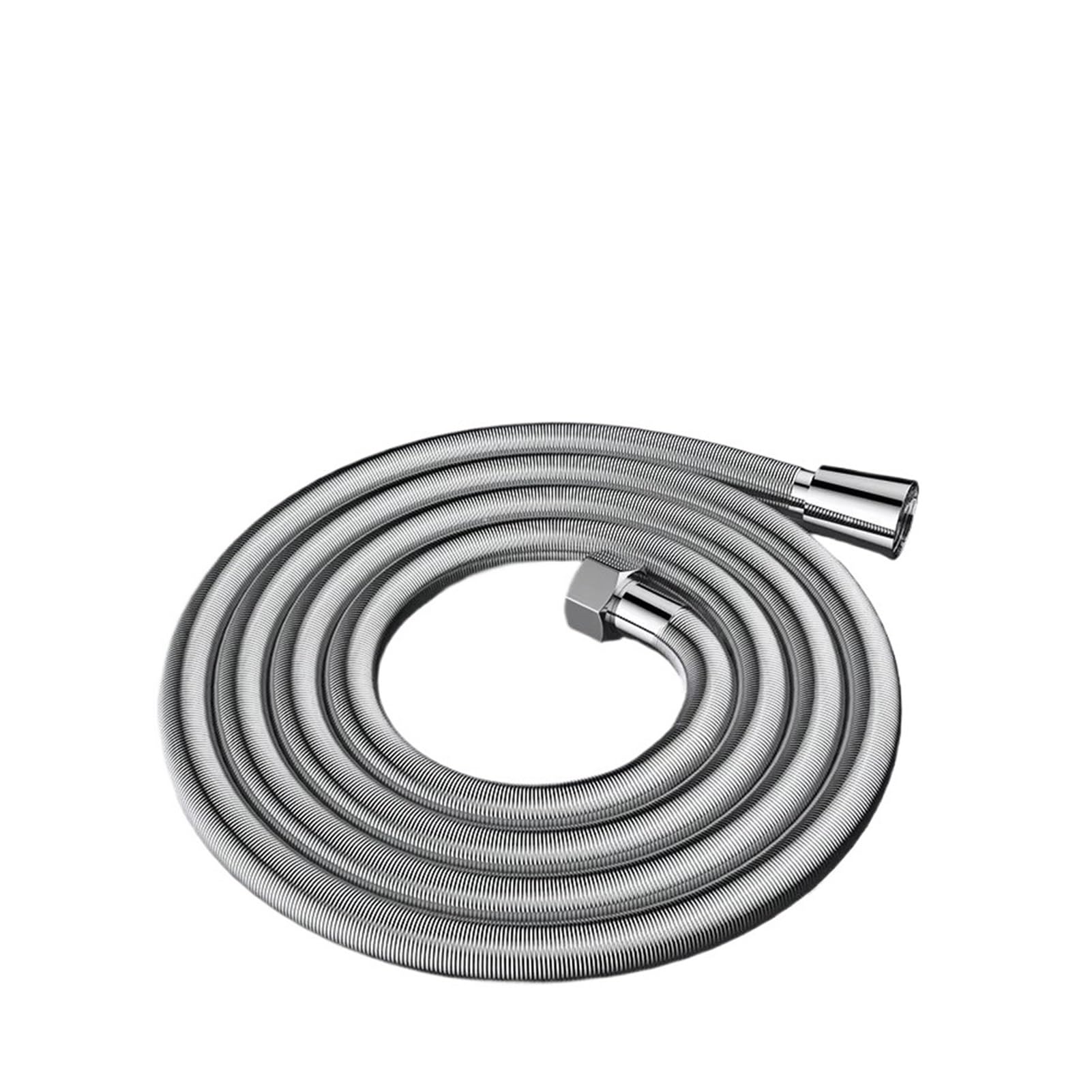 ZYCHSJXA Stainless Steel Encryption Flexible Shower Hose Pressure Extension Plumbing Pipe Bath Faucet Tube Bathroom Accessories(1.5M)