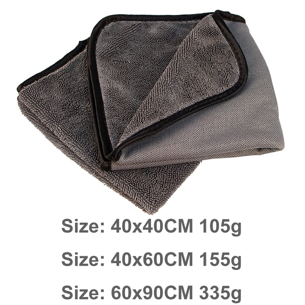 Autowaschhandtuch, extra weich, Autowäsche, Mikrofasertuch, gewachst, Kristall-Reinigungstuch, Autopflegetuch, Einzelhändler, Auto, WashTowel Never Scrat, 2 Stück, 40 Stück