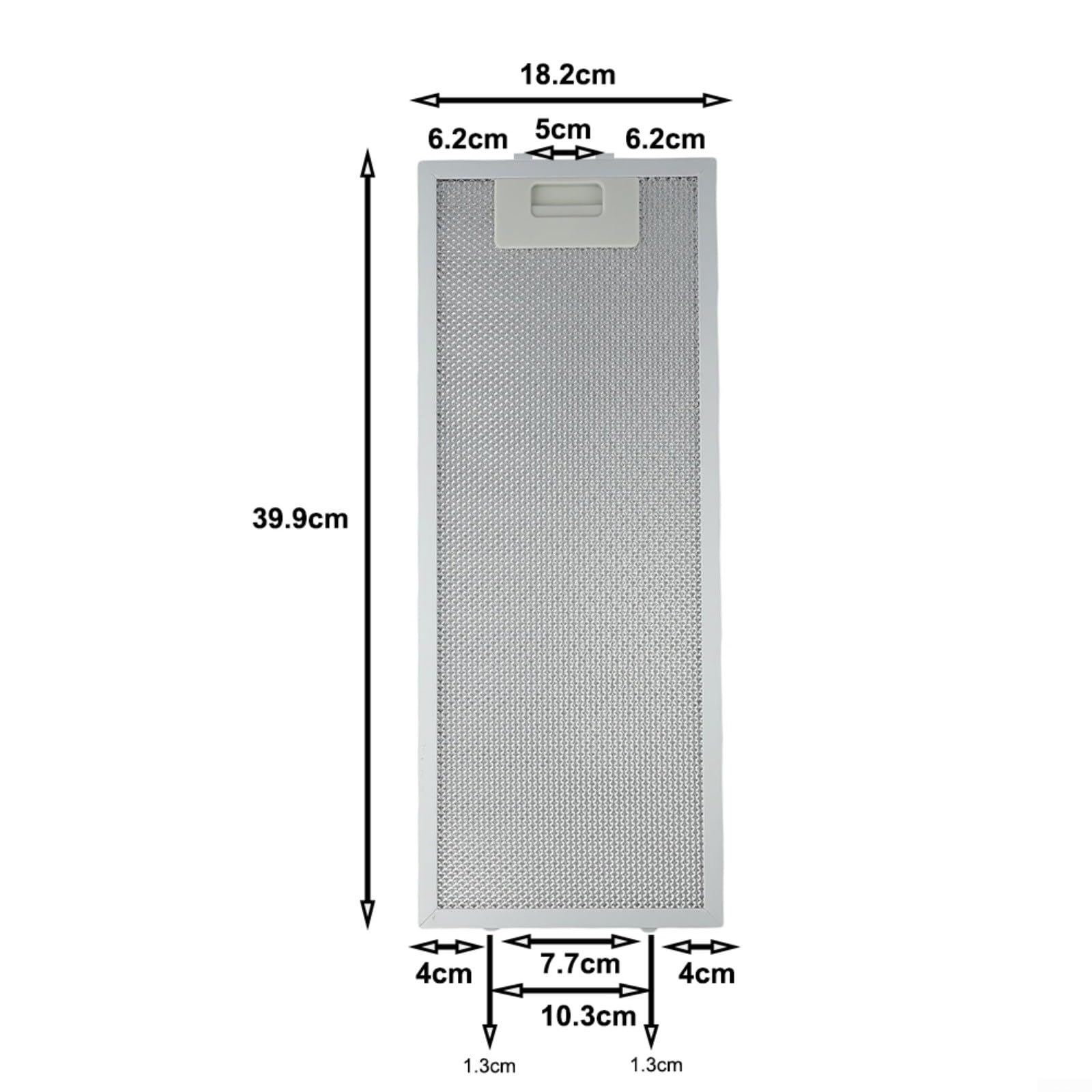 Metalowy filtr przeciwtłuszczowy do okapu kuchenne Filtr do okapu kuchennego metalowy, srebrny Filtr do okapu kuchennego metalowy siatkowy filtr wyciągowy 399 x 182 x 9 mm(2 pieces.)