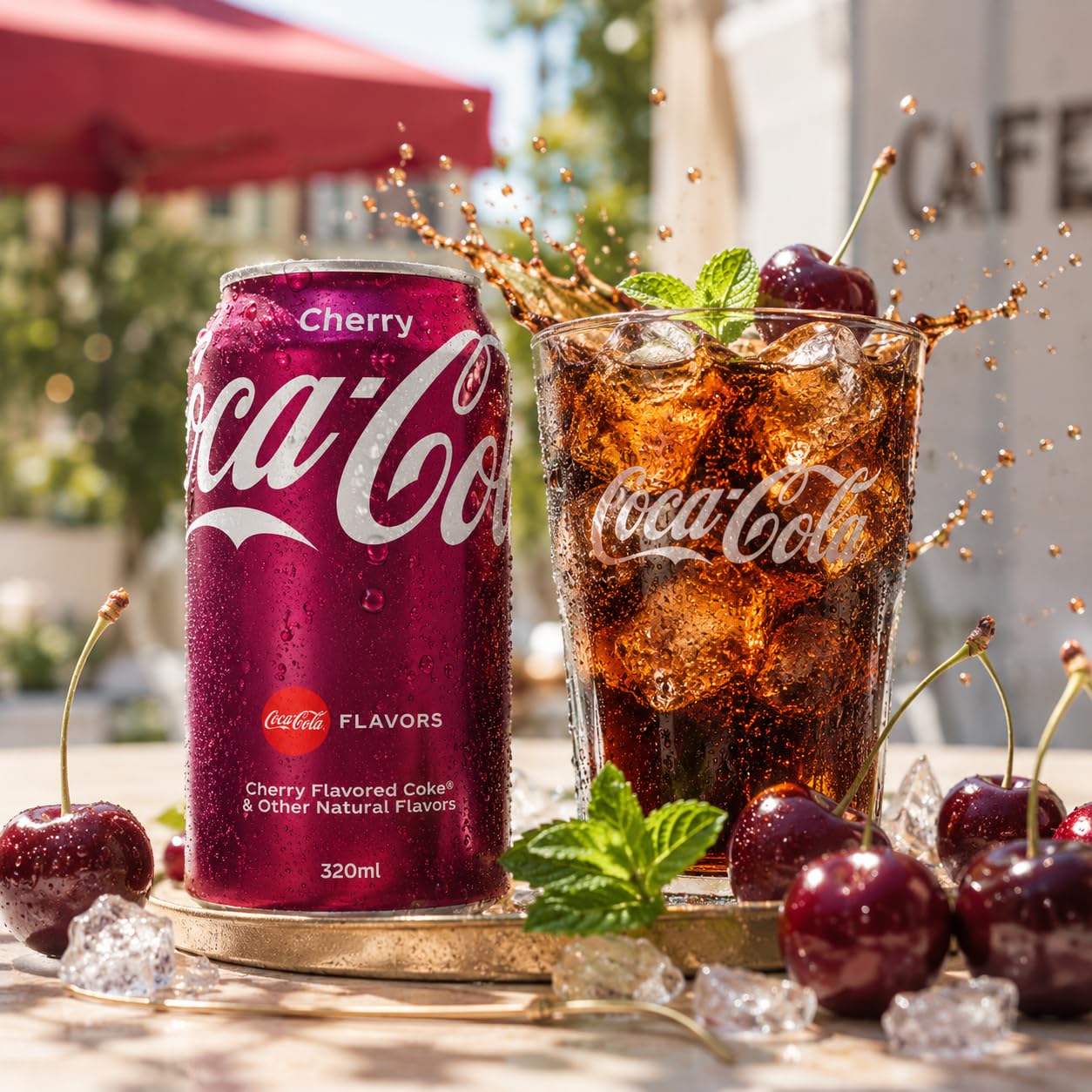 COCA-COLA – Cherry Flavored Soft Drink Can (12 x 330ml) By COUGAR