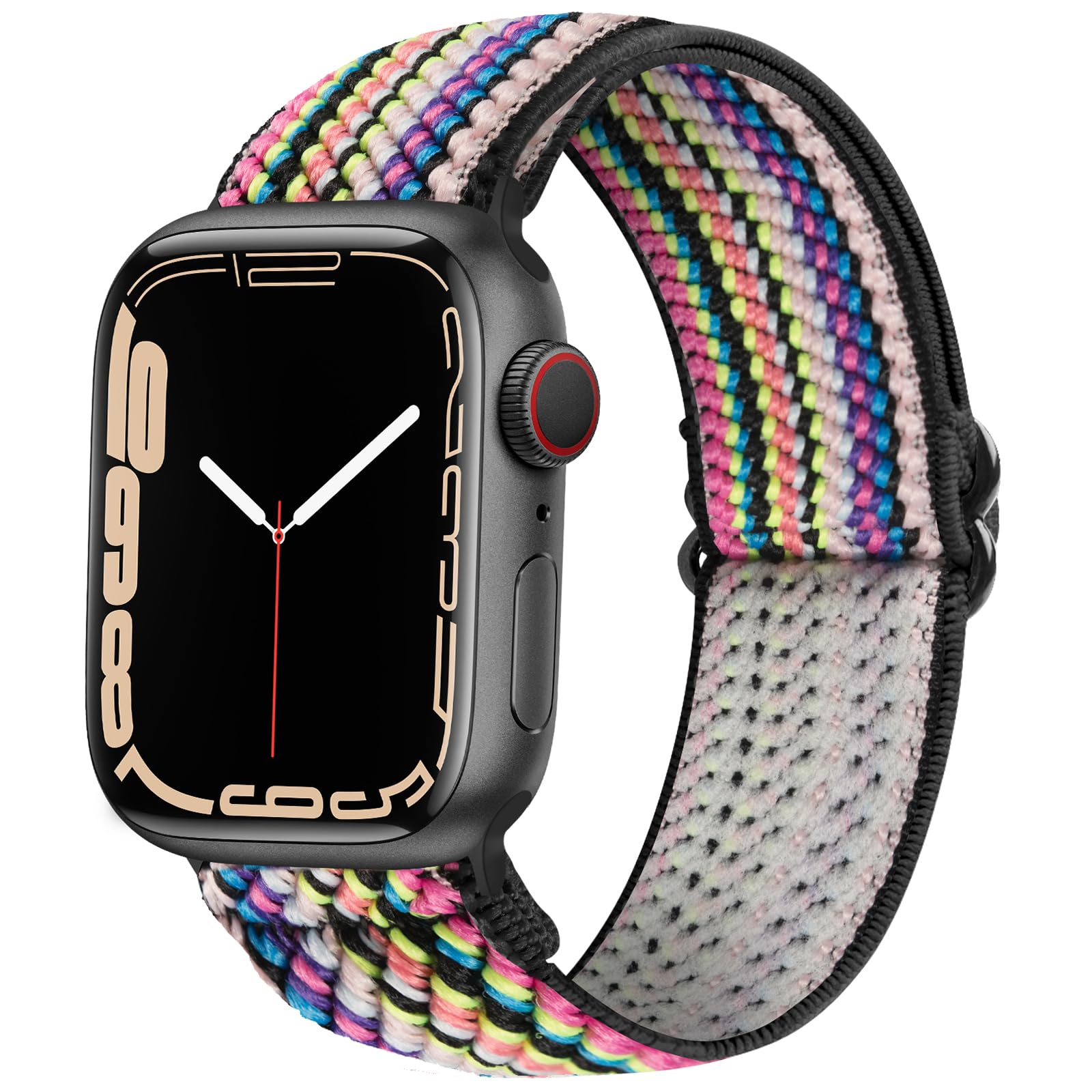 SITAFUReplacement Strap Compatible with Apple Watch Strap 42 mm 44 mm 45 mm for Men and Women, Nylon Adjustable Bracelets for iWatch Series 7 6 5 4 3 2 1 SE