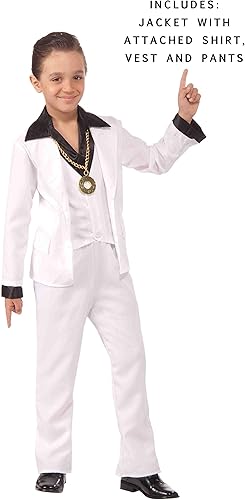 Miniatura 2 de Forum Novelties - Disfraz infantil de Fiebre Disco de los años 70, talla grande