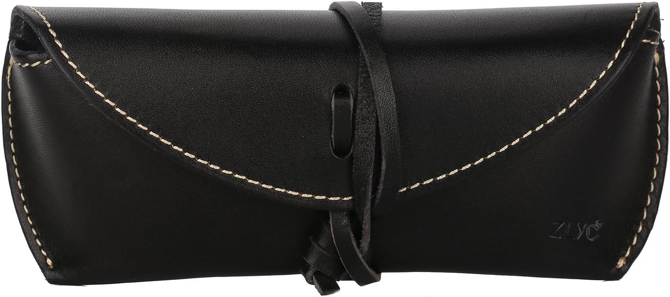 Unisex Handmade Hard Leather Collection Glasses Case Sunglasses Case