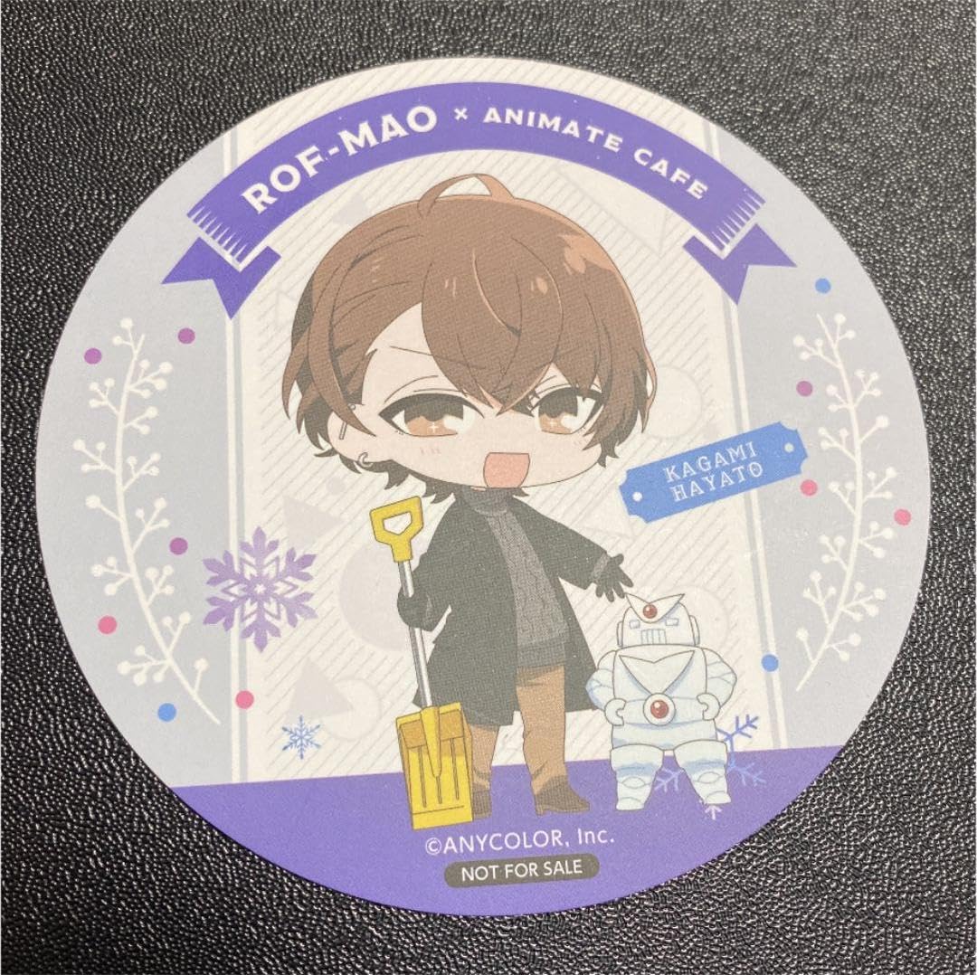 Amazon.co.jp: コラボカフェ ろふまお 加賀美ハヤト コースター 冬