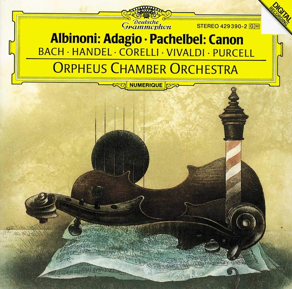 Albinoni: Adagio / Pachelbel: Canon [Audio CD] Orpheus Chamber Orchestra and Tomaso Albinoni