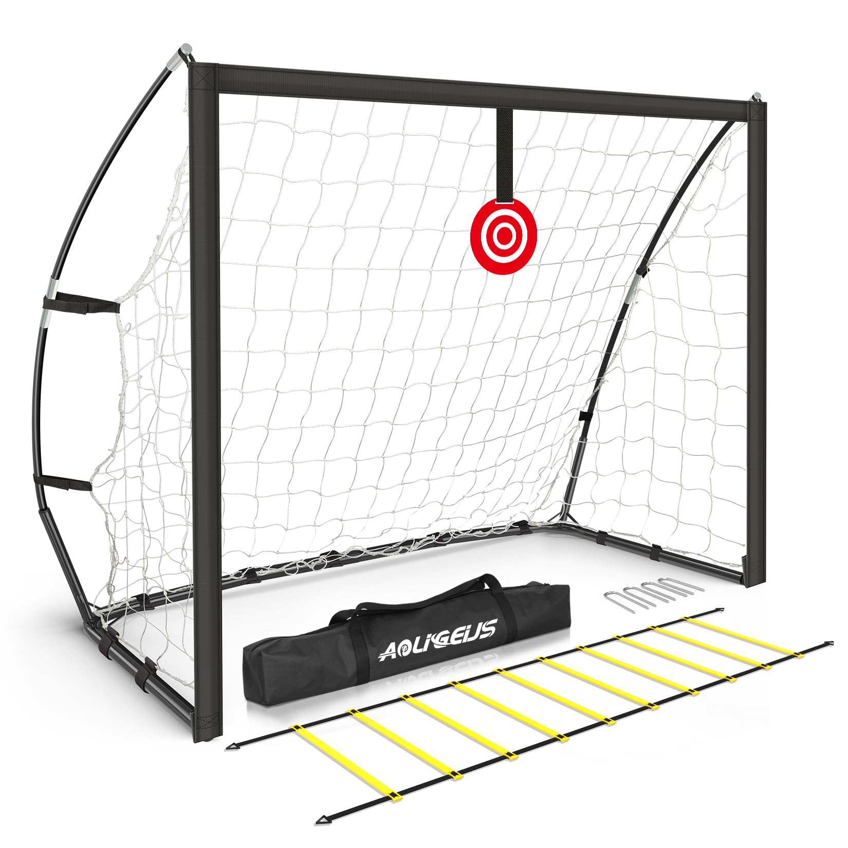 Amazon.com : AOLIGEIJS Portable Soccer Goal for Backyard, Youth
