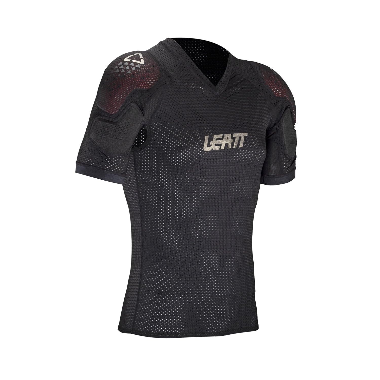 Leatt Slim and Ergonomic 3DF AirFit Lite EVO Shoulder Tee Black