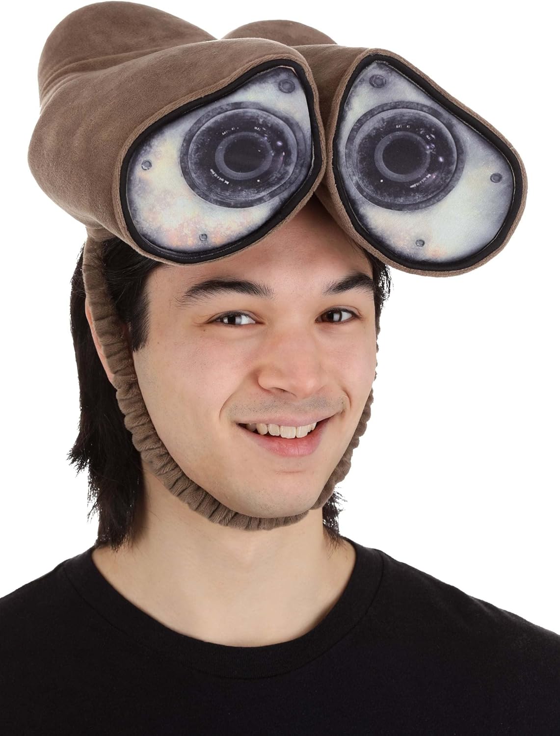 Disney Adult WALL-E Costume Plush Hat - Soft Plush Hat with Printed Goggle Eyes