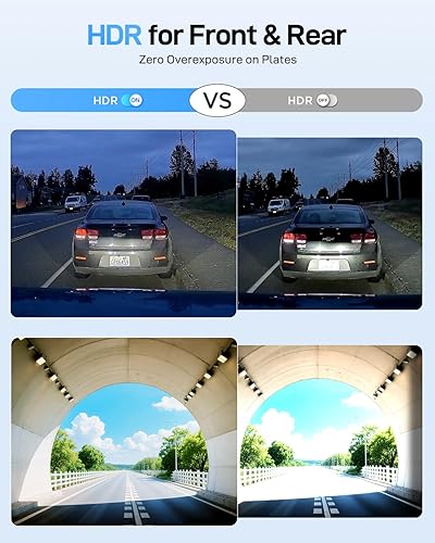 Miniatura 5 de VIOFO A229 Ultra 2CH Dual 4K Dash Cam frontal y trasera, sensores STARVIS 2 IMX678 dobles y 2 canales 4K HDR, Wi-Fi más rápido de 5 GHz y GPS