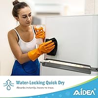 Vista 6 de AIDEA Paño de Limpieza de Microfibra-12PK, Toallas Suaves de Microfibra para Autos, Trapos de Limpieza Absorbentes, Paños de Lavado Sin Pelusa y Sin