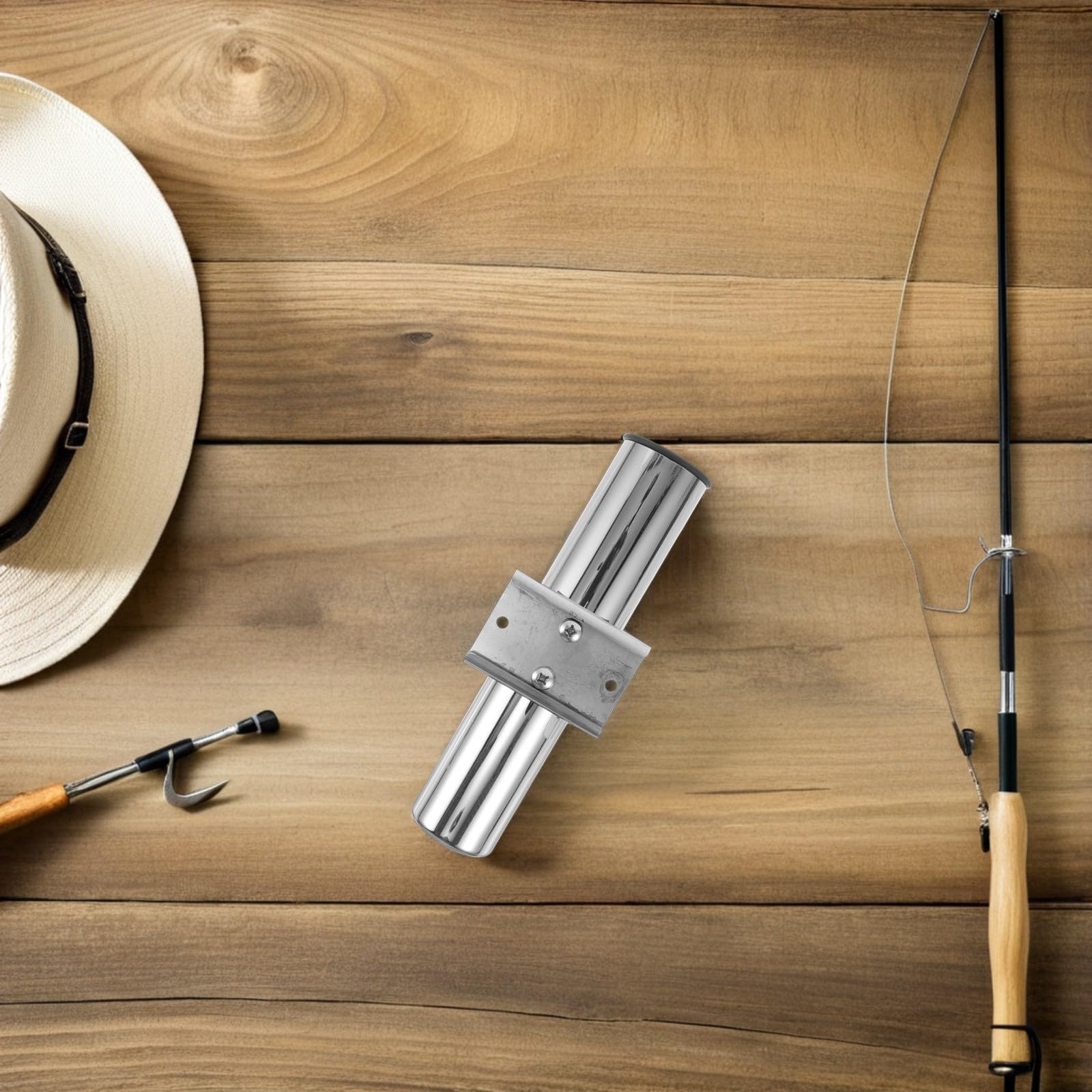 Toddmomy Canna Inossidabile Resistente Al Supporto per Kayak e Barche Accessorio Funzionale per Pescatori in