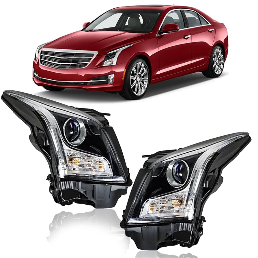 Amazon.com: labwork Headlights Assembly Replacement for ATS