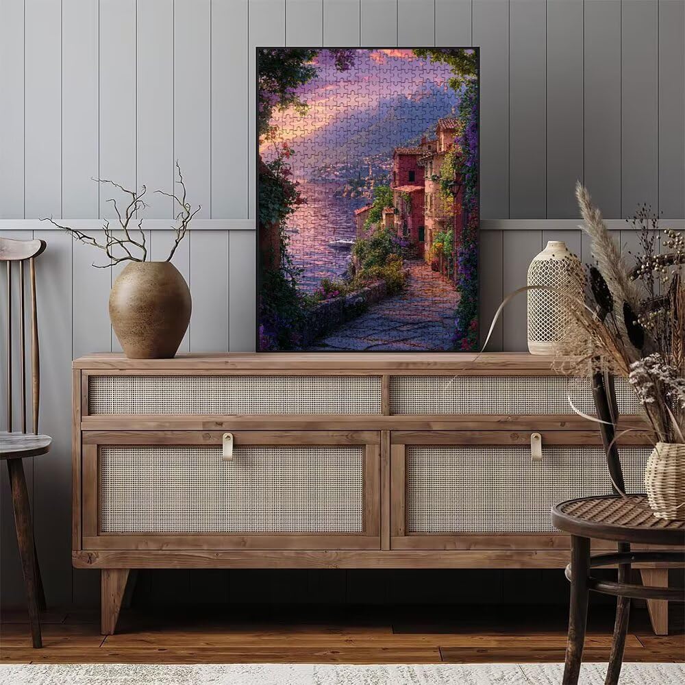 Puzzle 6000 Pezzi, Paesaggio Città 3D Puzzle per Adulti Impegnativo, Educa Puzzles Artistico, Divertente E Stimolante Puzzles Decorativo per La Famiglia, Regalo e Decorazione Pareti DX0YL6-935