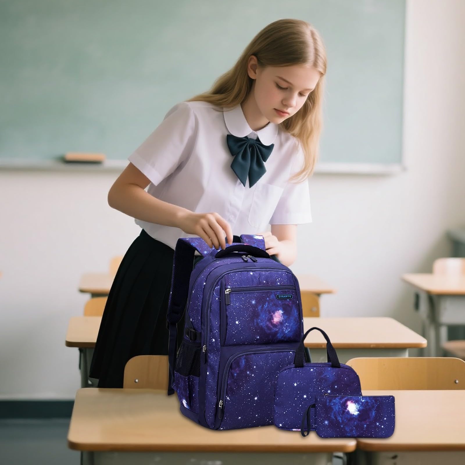 Zaino Scuola Elementare Bambina, Zaino Bimba elementari Zainetto | Zaino Scuola Media Ragazza Morbido E Vellutato Zaini Elementare Classico E Resistente Ritorno a Scuola