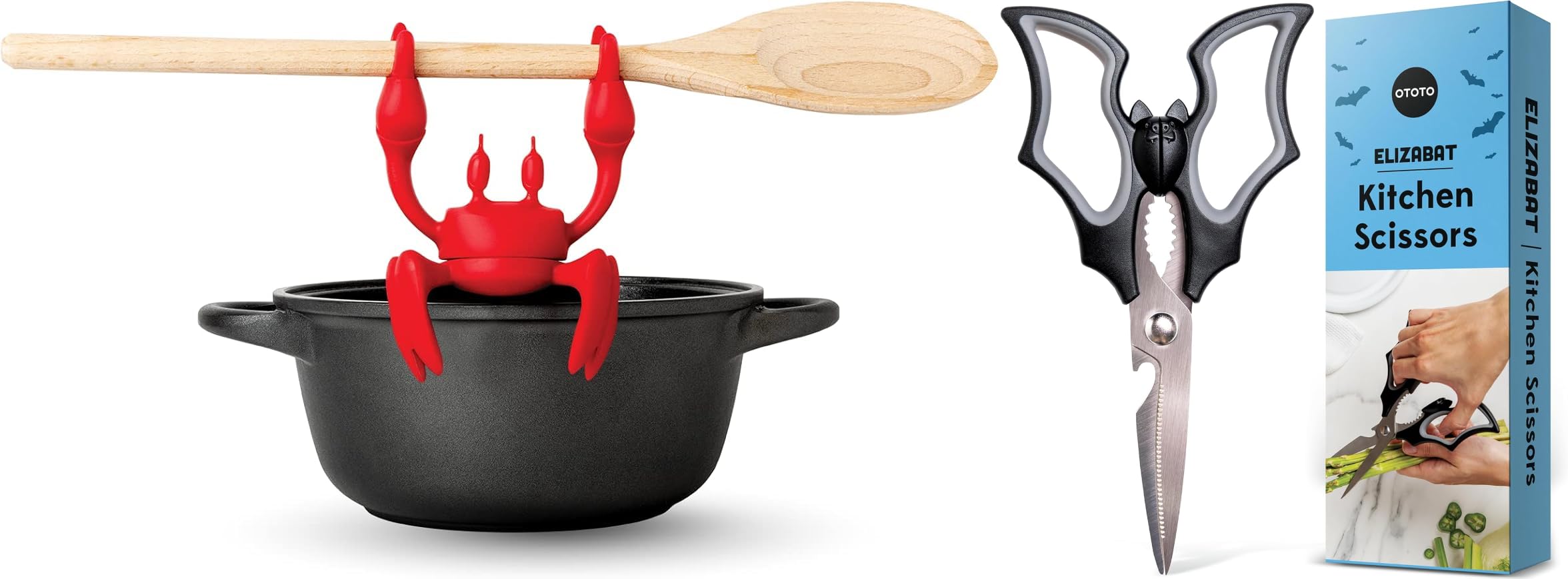 B賞SPOON & FORK TOBI & RYUKO Amazon.com: Bundle of 2! - OTOTO Red Crab Spoon Holder + Elizabat