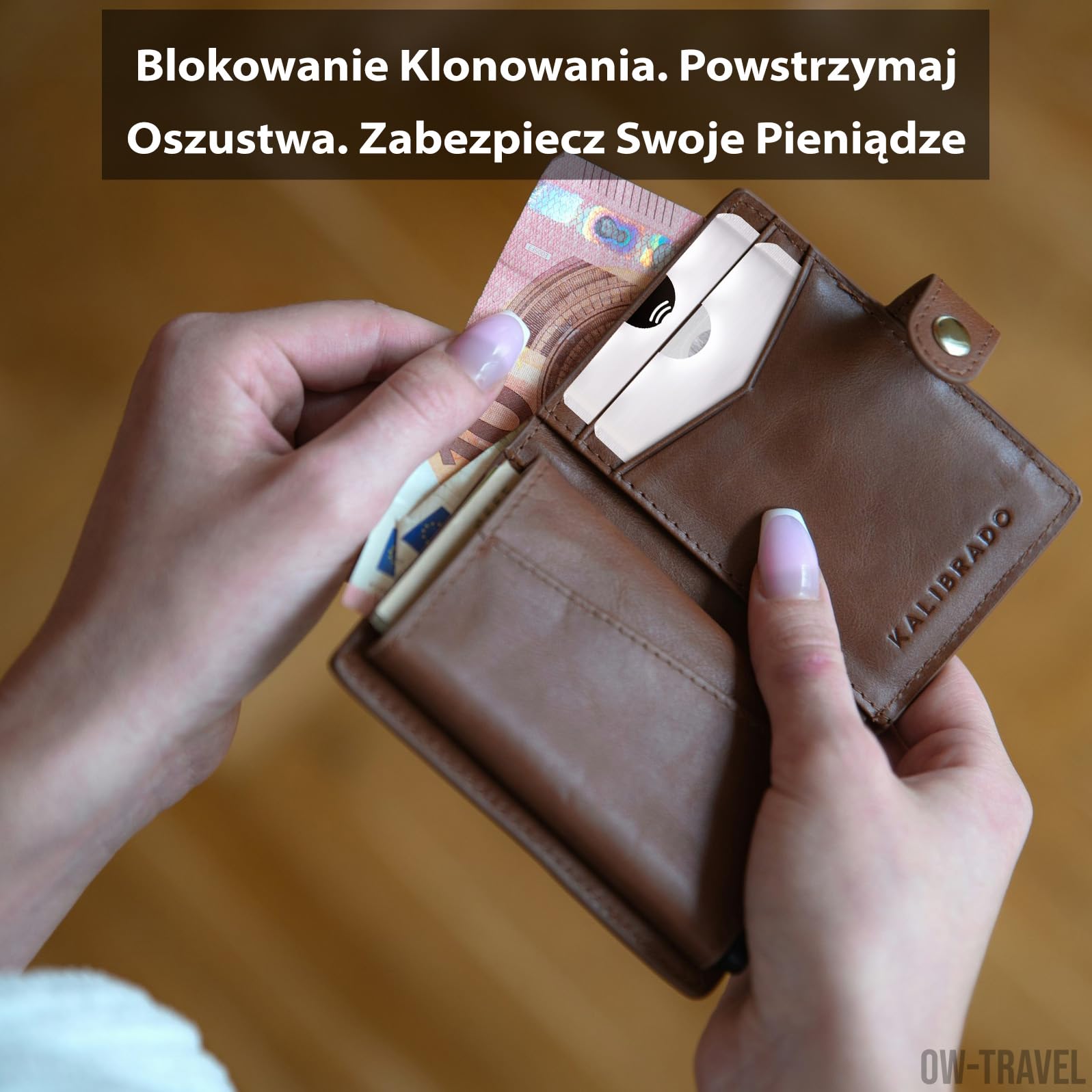OW-Travel Etui na Karty RFID (10 Sztuk) I Etui na Paszportu (4 Sztuk) Ochrona Kart Zbliżeniowych. Blokada Karty RFID i Ochrona. Kartę Blokada Paszportu Bezpieczeństwa