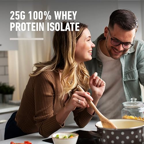Miniatura 4 de Isopure Proteína en polvo galletas y crema sin carbohidratos aislado de suero con mezcla de vitaminas y minerales apoyo inmunológico añadido 077