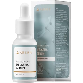 Abera Melasma Serum, Melanin Correcting Facial Serum, Dark Spot Corrector for Age Spot Sun Spot Freckles, Melasma Treatment for Face with HA & Niacinamide, All Skin Types, 0.68 Fl. Oz