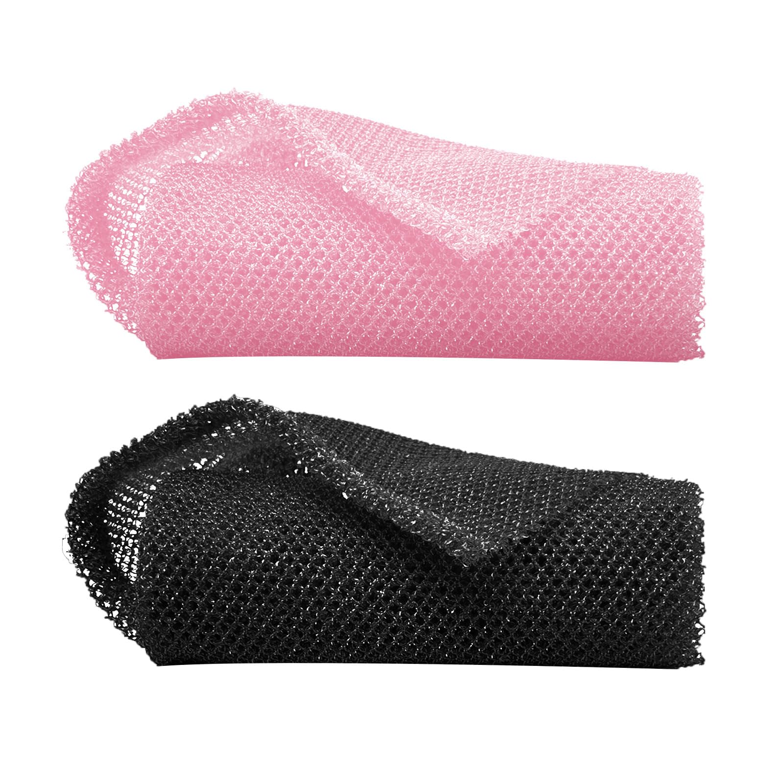 African Net Sponge, Long Mesh Back Scrubber Skin Smoother for Women & Men Shower, Beauty Skin Wash Towel