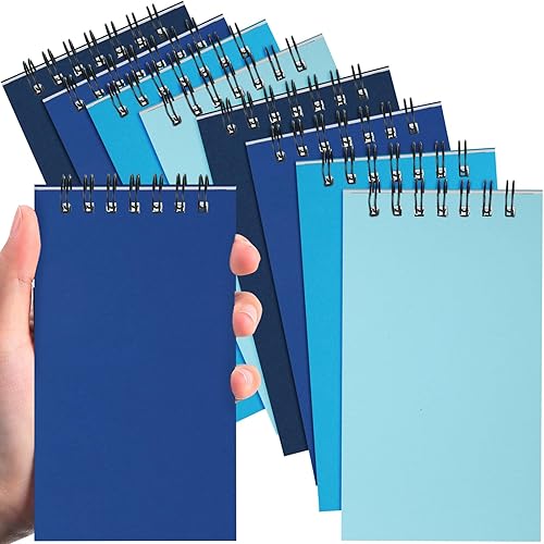 Miniatura 21 de Tenceur 18 piezas de cuadernos de bolsillo pequeños a granel de 3 x 5 pulgadas, cuadernos de notas en espiral mini con tapa superior, cuadernos con