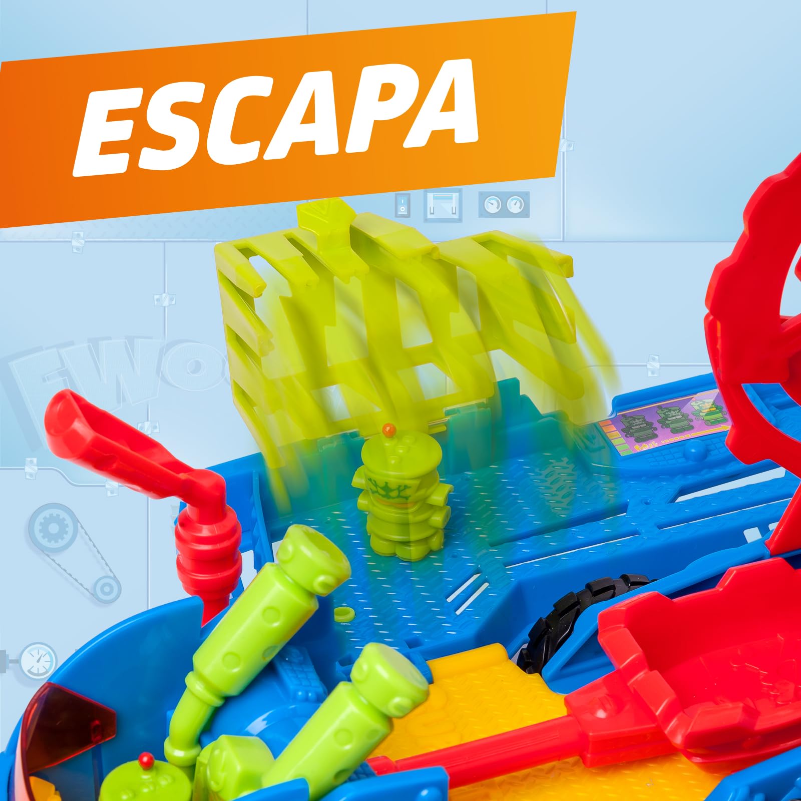 SUPERTHINGS KAZOOM Power – Mr. King Truck. Camión de la Serie de TV “Kazoom Power”. Contiene Vehículo, 1 Figura Exclusiva, 4 Robotoxics, 1 Disparador y 3 Proyectiles