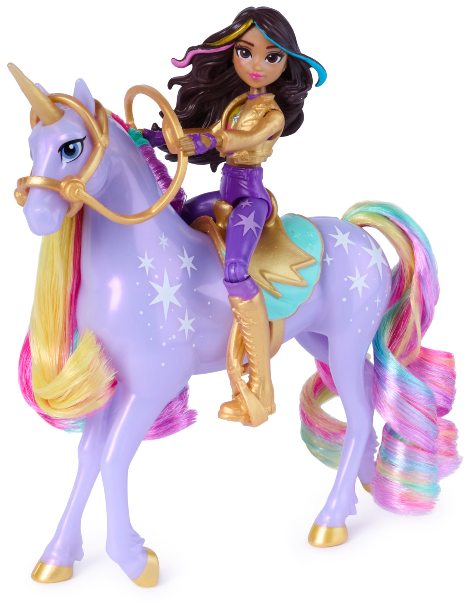 Unicorn Academy, Pacchetto Avventura Libera la magia con Sophia, AVA, Ravenzella, Wildstar, Leaf e Molto Altro Ancora, Bambole e Giocattoli Unicorno per Bambine dai 4 Anni in su