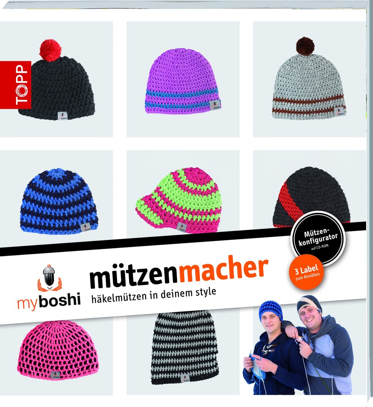 Buchcover: myboshi Mützenmacher von Thomas Jaenisch und Felix Rohland