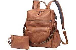 Leather Women Bookbag Purse: The Chic Backpack for Versatile Living