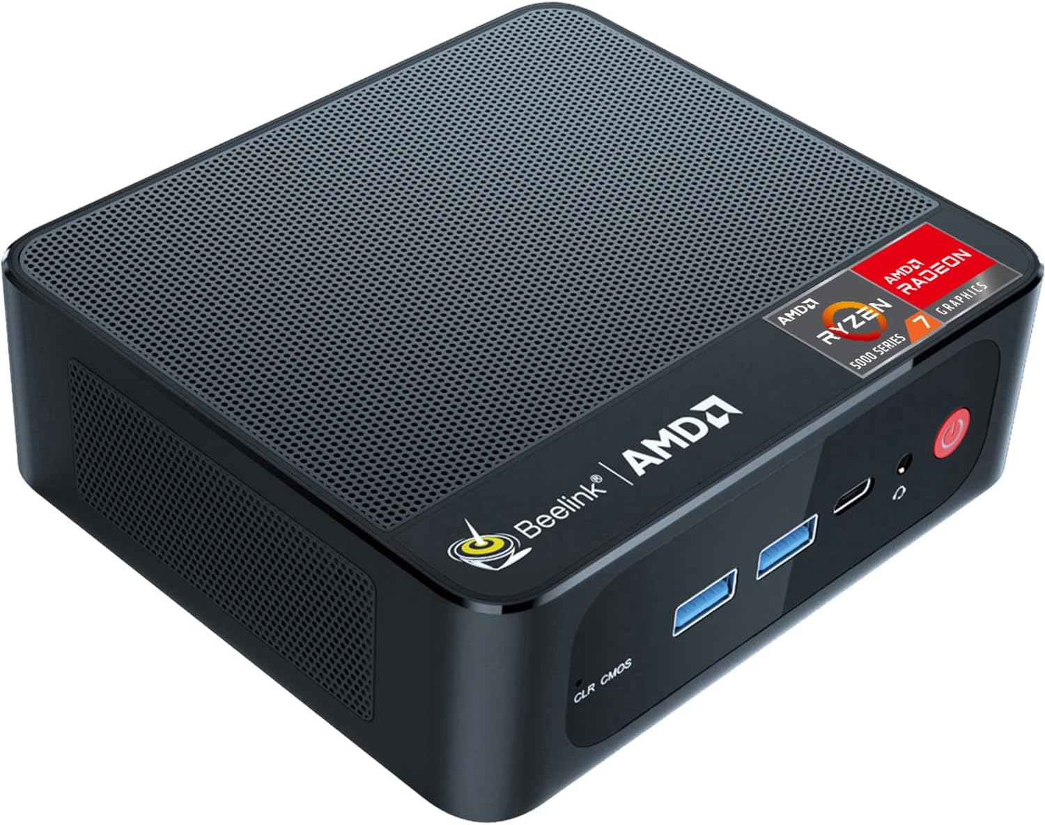 SER5 MAX Mini Pc,AMD Ryzen 7 7735U (8C/16T,up to 4.75GHz),Mini Computer with 24GB LPDDR5 RAM/500GB M.2 2280 SSD,Micro Pc Support 4K FPS,WiFi6/BT5.4/2.5G LAN/Home/Office