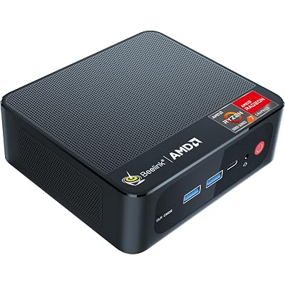 Beelink SER5 MAX Mini Pc,AMD Ryzen 7 7735HS (8C/16T,up to 4.75GHz),Mini Computer with 24GB LPDDR5 RAM/500GB M.2 2280 SSD,Micro Pc Support 4K FPS,WiFi6/BT5.4/2.5G LAN/Home/Office