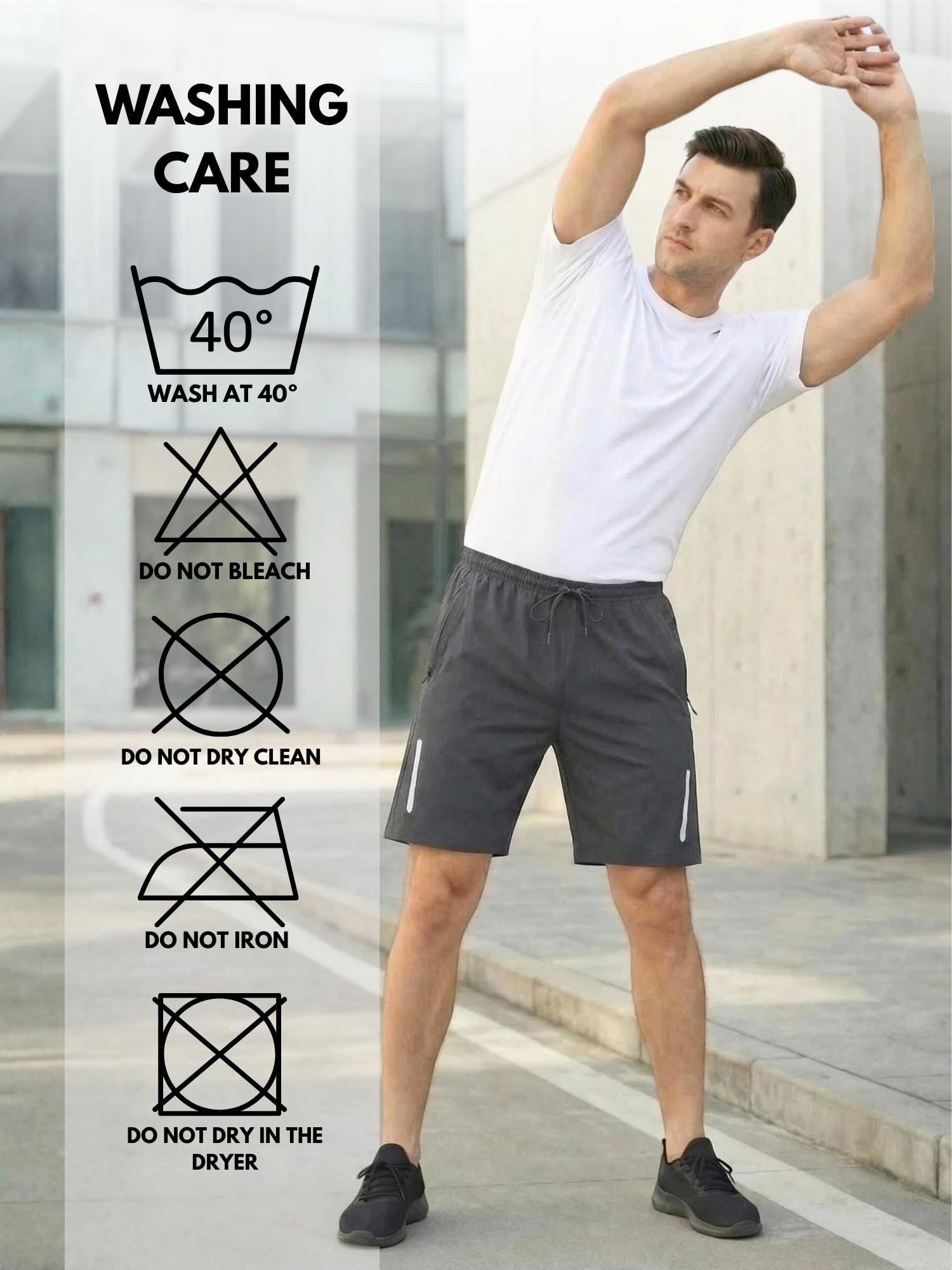MAGIC SELECT Pantalon Corto de Chandal Hombre Deporte Bermudas Correr Shorts Deportivos