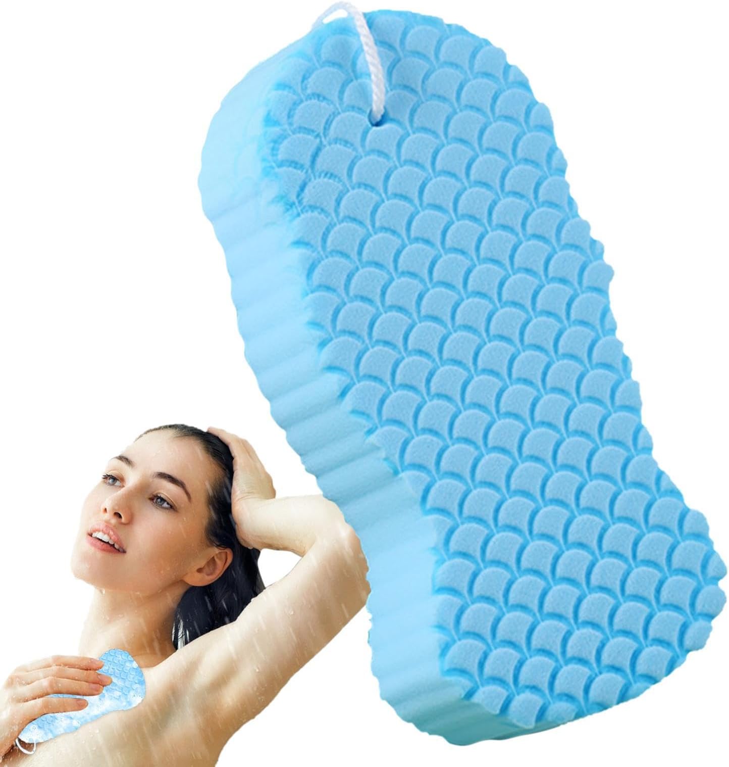 Bath Sponge – 3D Cleaning Pad, Soft Shower Peeling Device, Reuseable Spa And Travel Body Care, Durable Washroom Accessory For Hotel, Home, Personal Hygiene And Daily Use