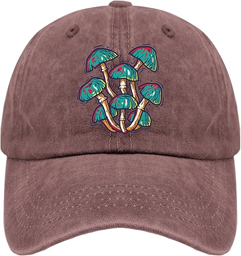 devor Baseball Cap Mushroom Dad Hats for Women Funny Dad Hat Adjustable