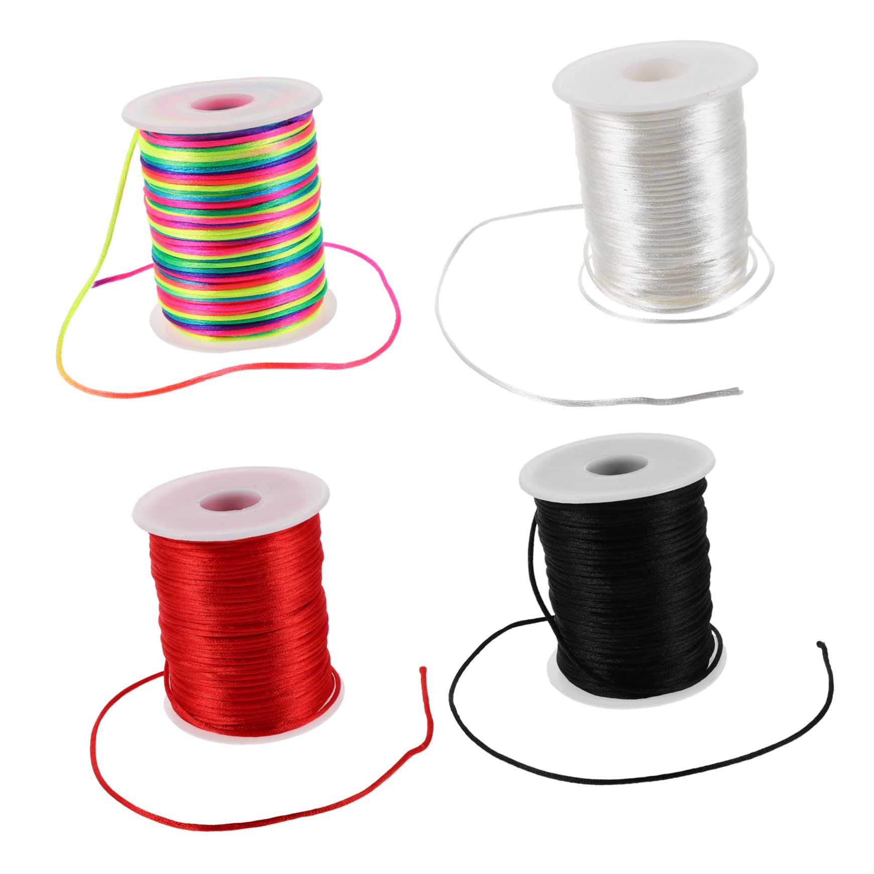 Cordon polyester ciré pour création de bijoux bracelets colliers et perles