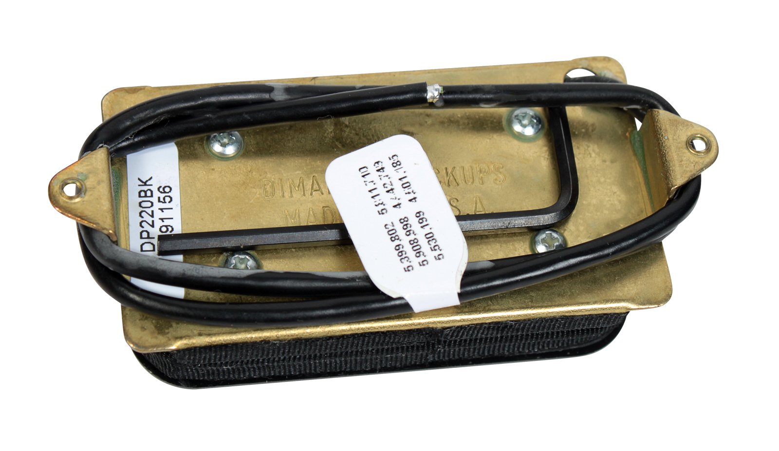 DiMarzio DP220 D-Activator Bridge Humbucker Pickup Black Regular