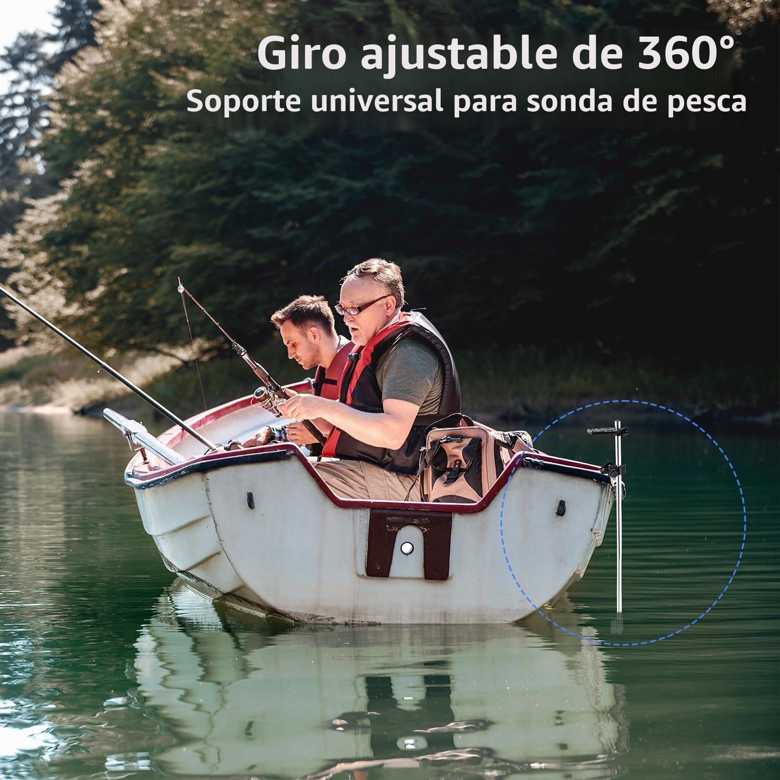Soportes para buscador de peces para barco, soportes de montaje para buscador de peces, soporte electrónico marino para kayak, placa de montaje universal para barco, canoa, kayak