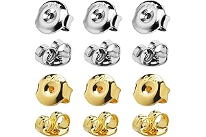 DELECOE Push Back Earrings: Hypoallergenic Elegance for Secure Earring Wear