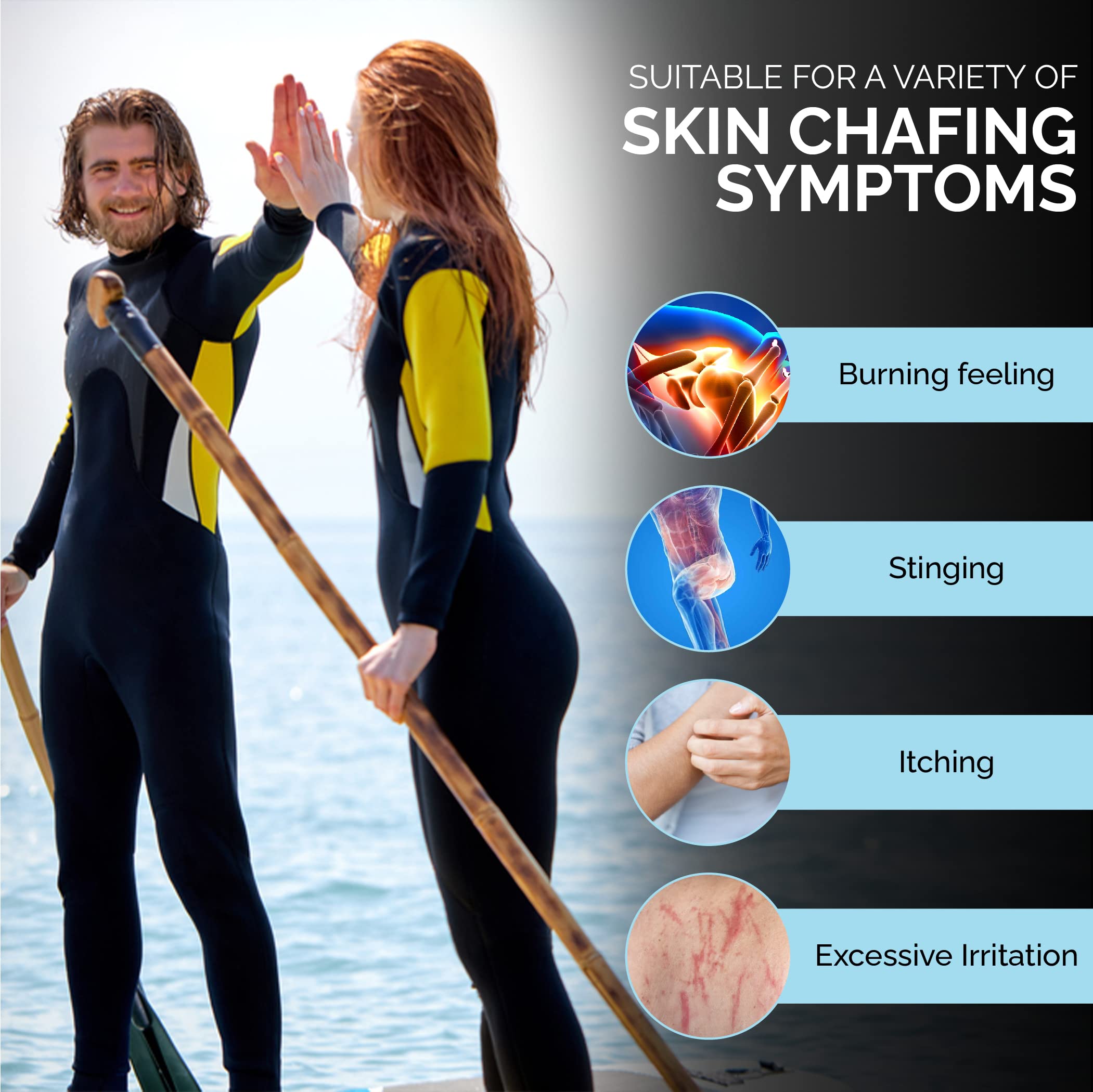 Leaping Fish Surfers Skin Balm - Prevent Chafing For Wetsuit Users. Made From Natural Plant Oils & Waxes, 60 g (Pack of 1) - Image 3