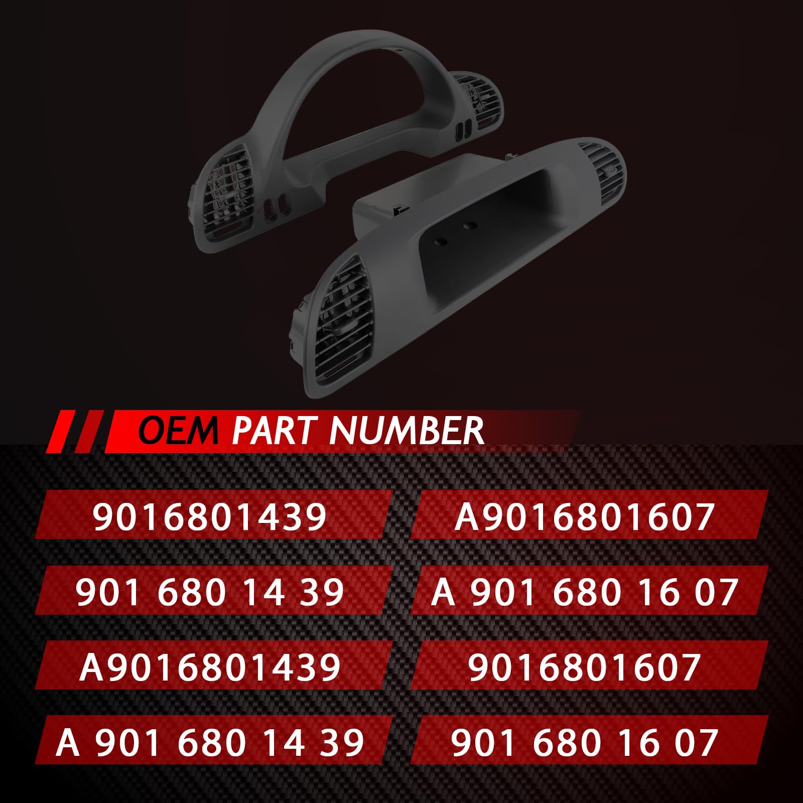 Rivestimento cruscotto tachimetro + vano portaoggetti di ricambio per Sprinter 2 porte W901 W902 3 porte Minibus W903 4 porte Minibus W904 5 porte W905 accessori auto codice 9016801439 9016801607