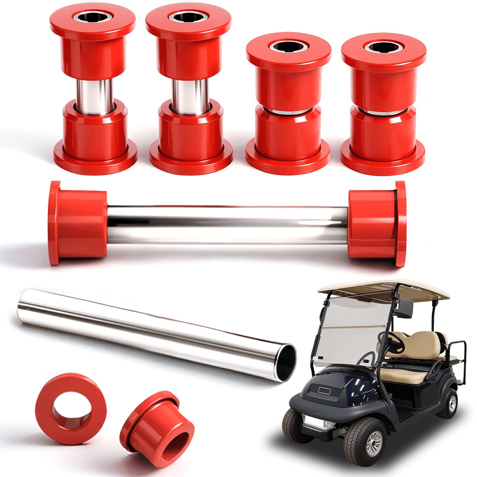 Golf Cart Front Bushing Sleeve Kit for Club Car Precedent Tempo Onward