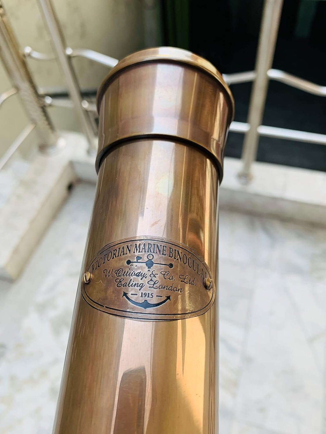 Royal Nautical Antique Telescope with Tripod Large Marine Navy Marine Spyglass