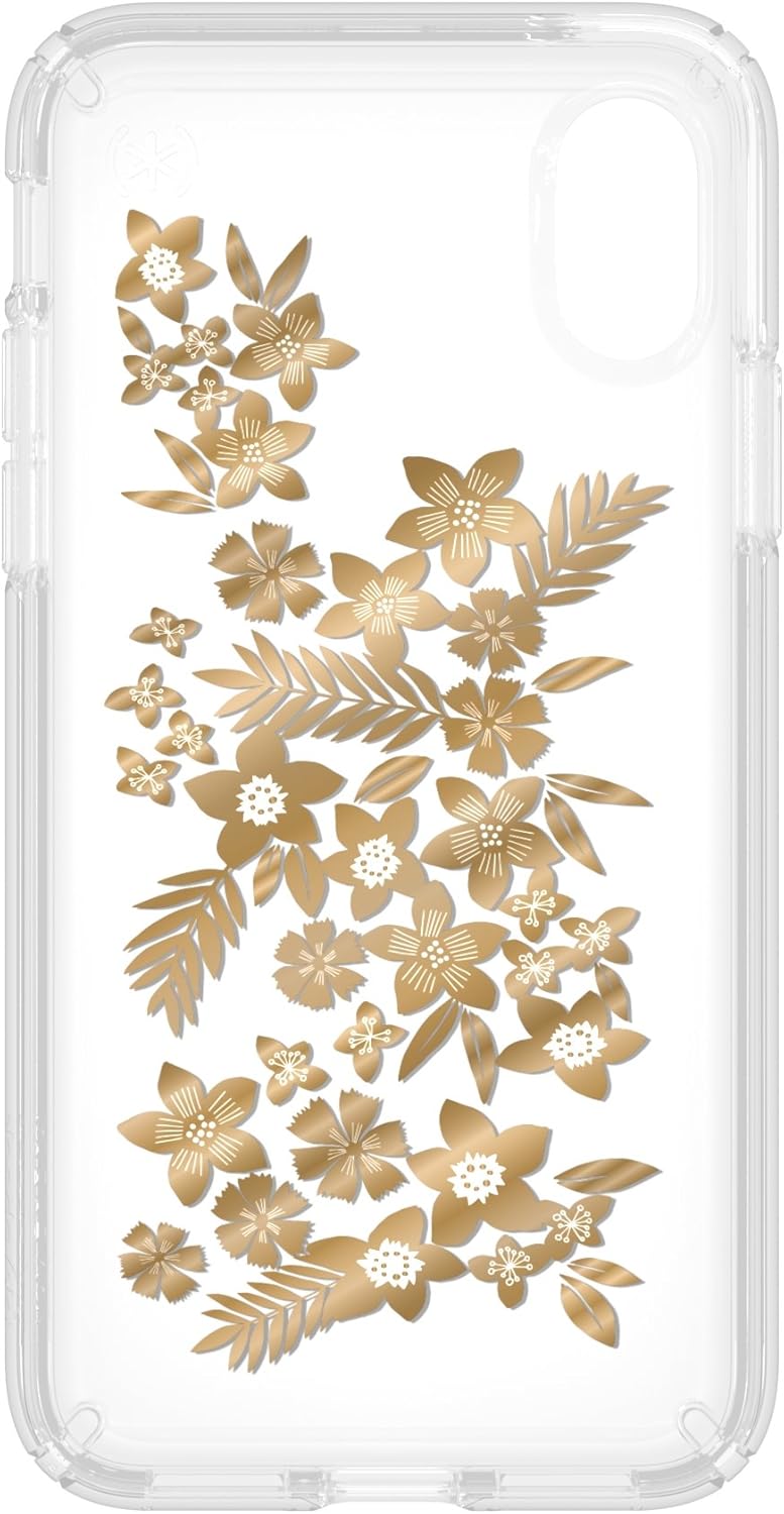 Flash Sale Buy 1 get 1 Speck iPhone X Presidio Clear + Print Case, IMPACTIUM 8-Foot Drop Protected iPhone Case that Resists UV Yellowing, Shimmer Floral Greatest Product Speck iPhone X Presidio Clear + Print Case, IMPACTIUM 8-Foot Drop Protected iPhone Case that Resists UV Yellowing, Shimmer Floral