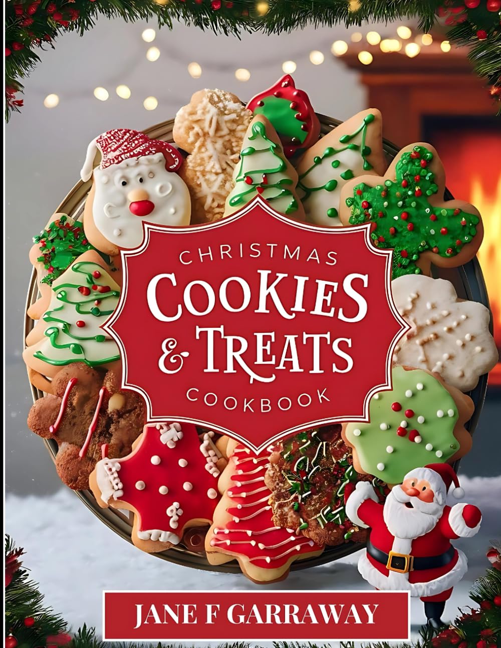 Christmas Cookies & Treats Cookbook: Holiday Recipes For Cookies, Candies, Cakes, Slices, Ice Creams, Cupcakes and Other Treats To Celebrate The Festive Season