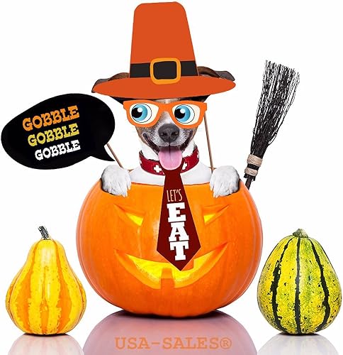 Miniatura 2 de [Ventas en Estados Unidos] Accesorios para cabina de fotos del día de Acción de Gracias, decoraciones de cabina de fotos de Acción de Gracias,